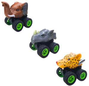 CARRO A FRICÇÃO AVENTURA ANIMAL SORTIDO - TOY25046