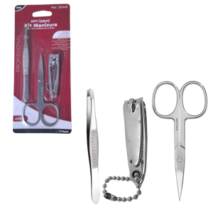 TESOURA + CORTADOR DE UNHA +PINÇA - 50446