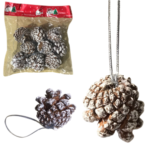 NT - ENFEITE PINHA C/9 PÇS - NTA10002