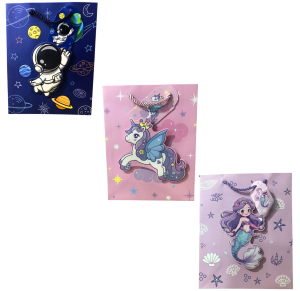 SACOLA DE PRESENTE 32X26X12CM INFANTIL SORTIDA - FJ90126