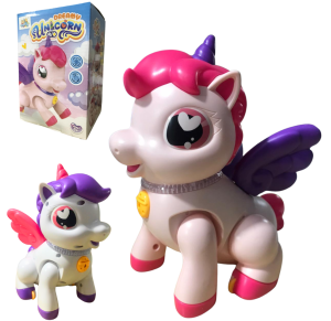 UNICÓRNIO DANÇARINO A PILHA CORES SORT. - TK-AB8288