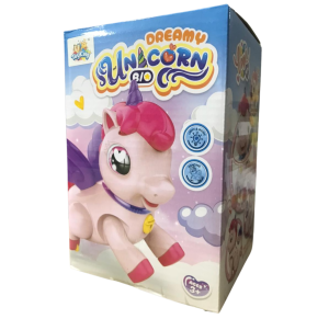 UNICÓRNIO DANÇARINO A PILHA CORES SORT. - TK-AB8288