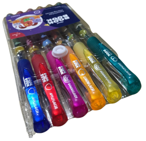 CANETA GEL C/6 CORES - ES0003