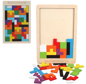 QUEBRA CABEÇA TETRIS EM MADEIRA - GK3449