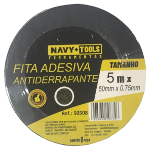 FITA ADESIVA ANTIDERRAPANTE PT 5MX075MM - 50508