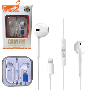FONE DE OUVIDO P/IOS C/MICROFONE - EL-1407-5G