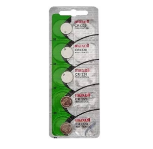 BATERIA CR1220 MAXELL CARTELA C/5 UNID