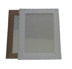 ESPELHO MOLDURA MADEIRA 15X21CM TRELIÇA