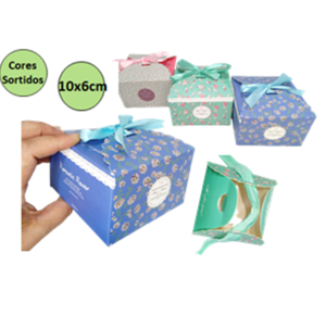 CAIXA DE PRESENTE 10X10X6CM - 910593
