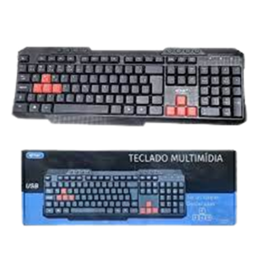 TECLADO P/PC MULTIMIDIA USB - KP-2034A