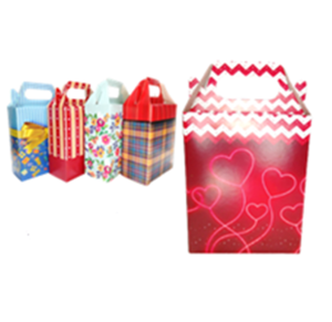 CAIXA DE PRESENTE 12X14X5,5CM SORTIDA - REF 64