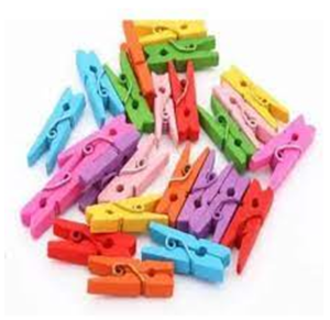 MINI PREGADOR COLOR 2,5CM C/30 PÇS - AX-15258-A