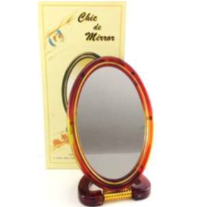 ESPELHO OVAL DUPLA FACE GD 25CM - AX13824
