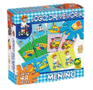 JOGO DA MEMORIA MENINO EM MADEIRA - C203