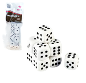 JG DE DADOS 1X1CM C/10 PCS - ELJ02003