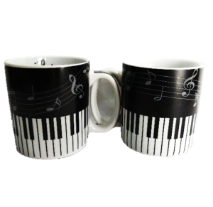 CANECA DE CERAMICA 300ML - MUSICAL