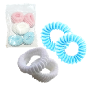 ELASTICO ESTRELA P/CABELO C/6 UNID - D44