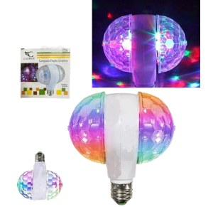 LAMPADA LED DUPLA GIRATÓRIA COLOR BIVOLT - CRS-2250