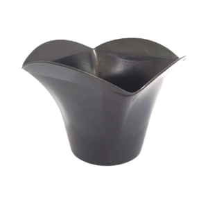 VASO CACHEPO PLASTICO PRETO 19X15CM - DB-2332