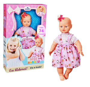 BONECA BEBE BABALU 74 FRASES - 419