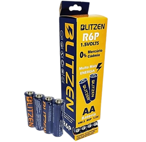 PILHA AA BLITZEN C/48 PÇS - UM-3 R6P