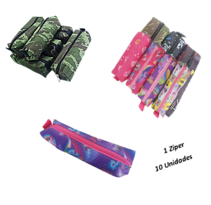 ESTOJO ESCOLAR ESTAMPADO C/10 UNID