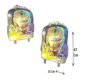 MOCHILA INFANTIL MASCULINA C/RODINHAS - BPD23834