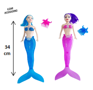 BONECA SEREIA C/LUZ 34CM - MS-3170