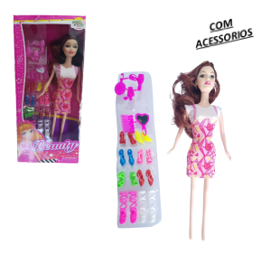 BONECA BEAUTY C/SAPATINHOS - MS-3644