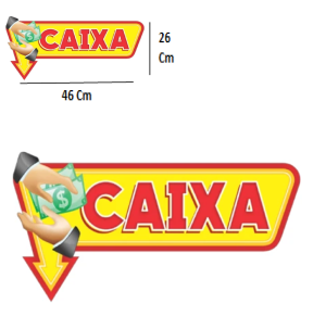 PLACA FESTA JUNINA CAIXA - 60.31
