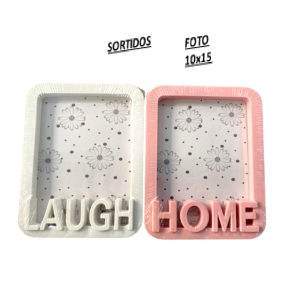 PORTA RETRATO PL 10X15CM LOVE/LAUGH - B178