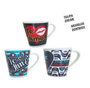 CANECA TULIPA 290ML - NAMORADOS