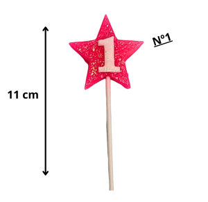 VELA ESTRELA ROSA N°01