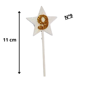 VELA ESTRELA BRANCA N°09