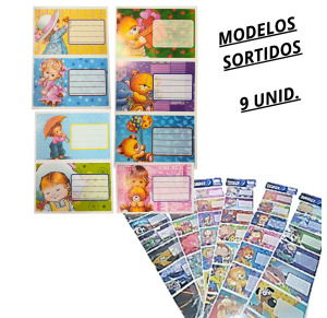 ETIQUETA ADESIVA DE IDENTIF.SORT. C/9 UNID - PR 23