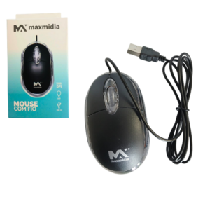 MOUSE OPTICO C/FIO - MAX-MOUG200