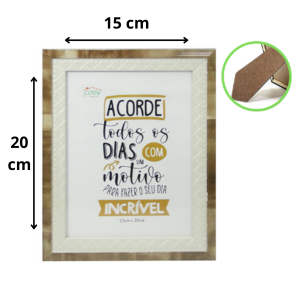 PORTA RETRATO PL 15X20CM - DT5153