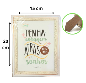 PORTA RETRATO PL 15X20CM - DT8023