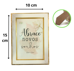 PORTA RETRATO PL 10X15CM - CZ22579