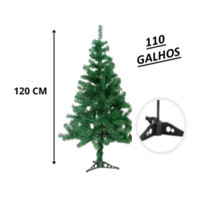 NT - ARVORE DE NATAL 120CM VD 110G - NTY10120