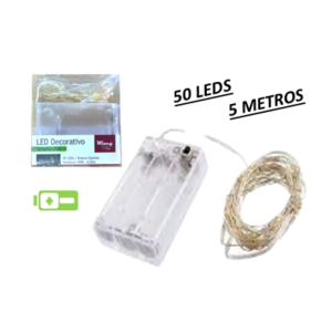 NT - PISCA 5M 50LED BR/QUENTE-DEL50072