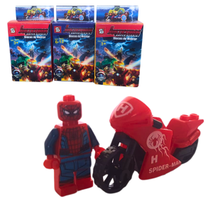 BLOCOS DE MONTAR HEROIS C/MOTO - DG-1037