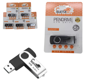 PENDRIVE 8GB ELETROMEX - EL-BU-8