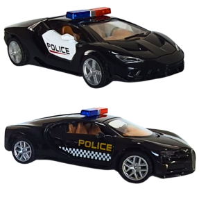 CARRO DE METAL A FRICÇÃO POLICIA - TK-AB6902
