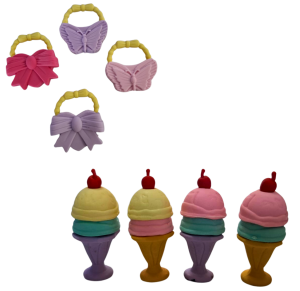 BORRACHA ESCOLAR SORTIDA C/12 PÇS - HE40705