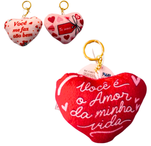 CHAVEIRO CORAÇÃO ROMANTICO - FJ90716