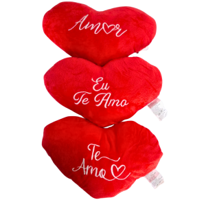 ALMOFADA CORAÇÃO EU TE AMO 27CM - HU79925
