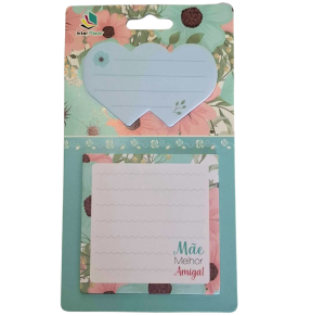 BLOCO ADESIVO MÃE 40FLS SORTIDO - HA80857