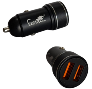 CARREGADOR VEICULAR PLUG 5,1A - EL-4027