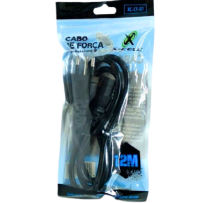 CABO DE FORÇA 3 PINOS C/1,2M - XC-CF-01